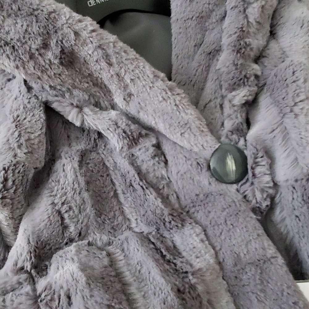 Reversible gray jacket - Picture 3 of 8